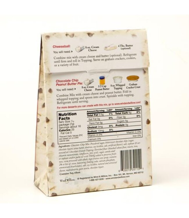 Wind & Willow Chocolate Chip Cheeseball & Dessert Mix