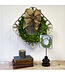 Round Top Mini Boxwood Wreath Print