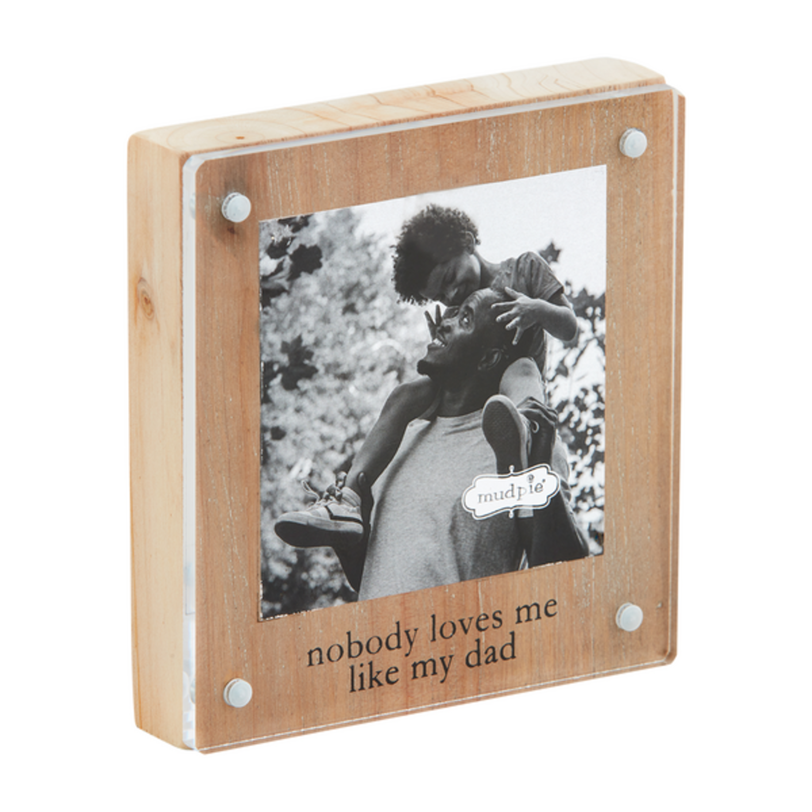 Small Dad Wood Acrylic Frame