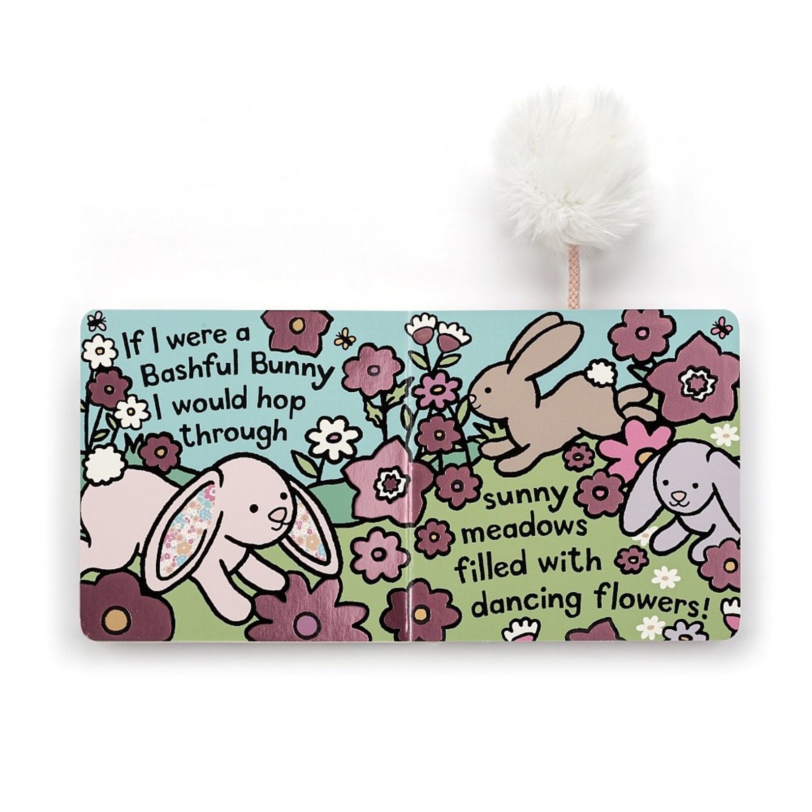Jellycat Bashful Blush Bunny Book