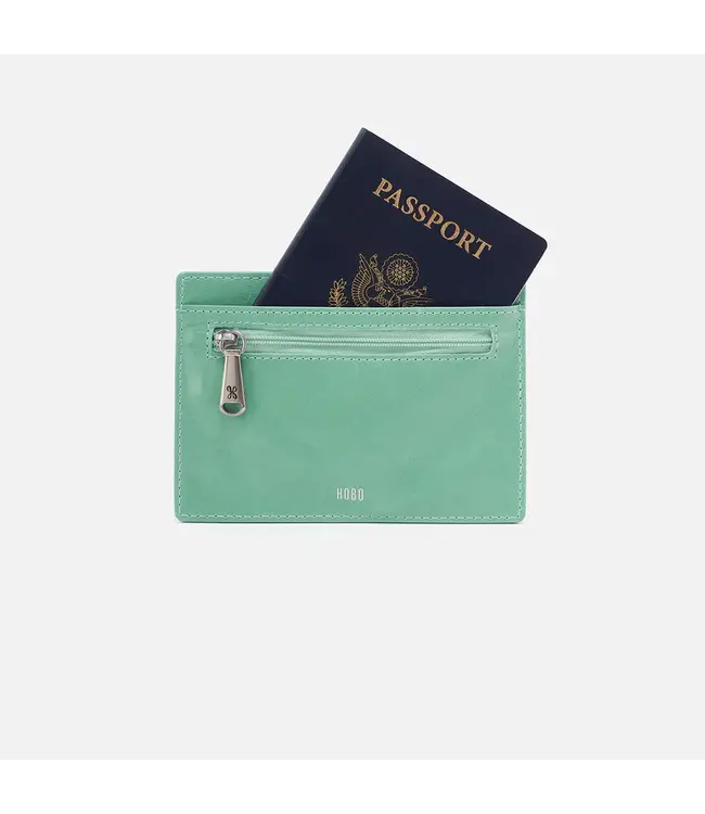 Hobo Euro Slide Card Case Seaglass