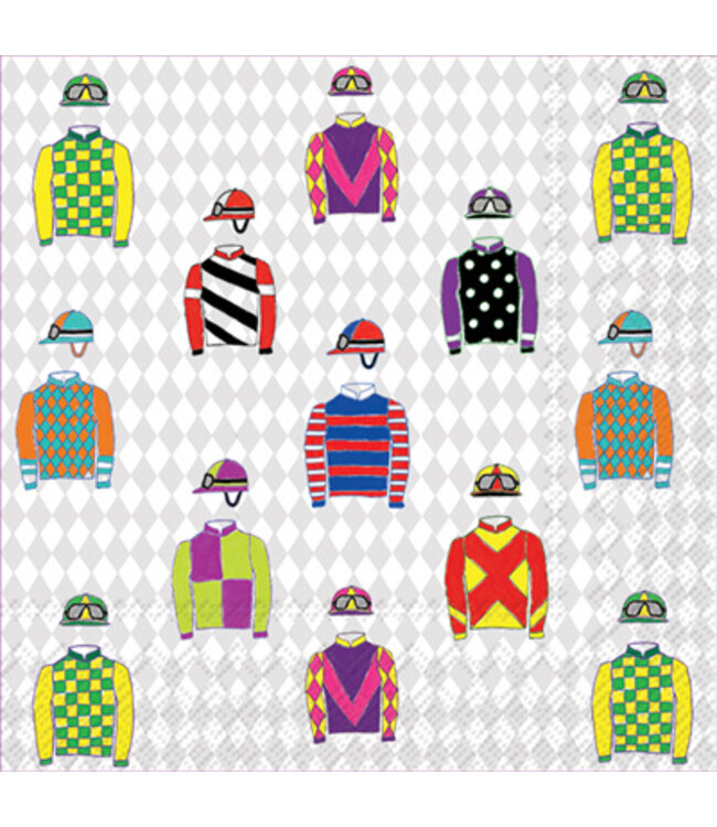 Jockey Silks Cocktail Napkins