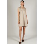 Claire Taupe Sleeveless Dress