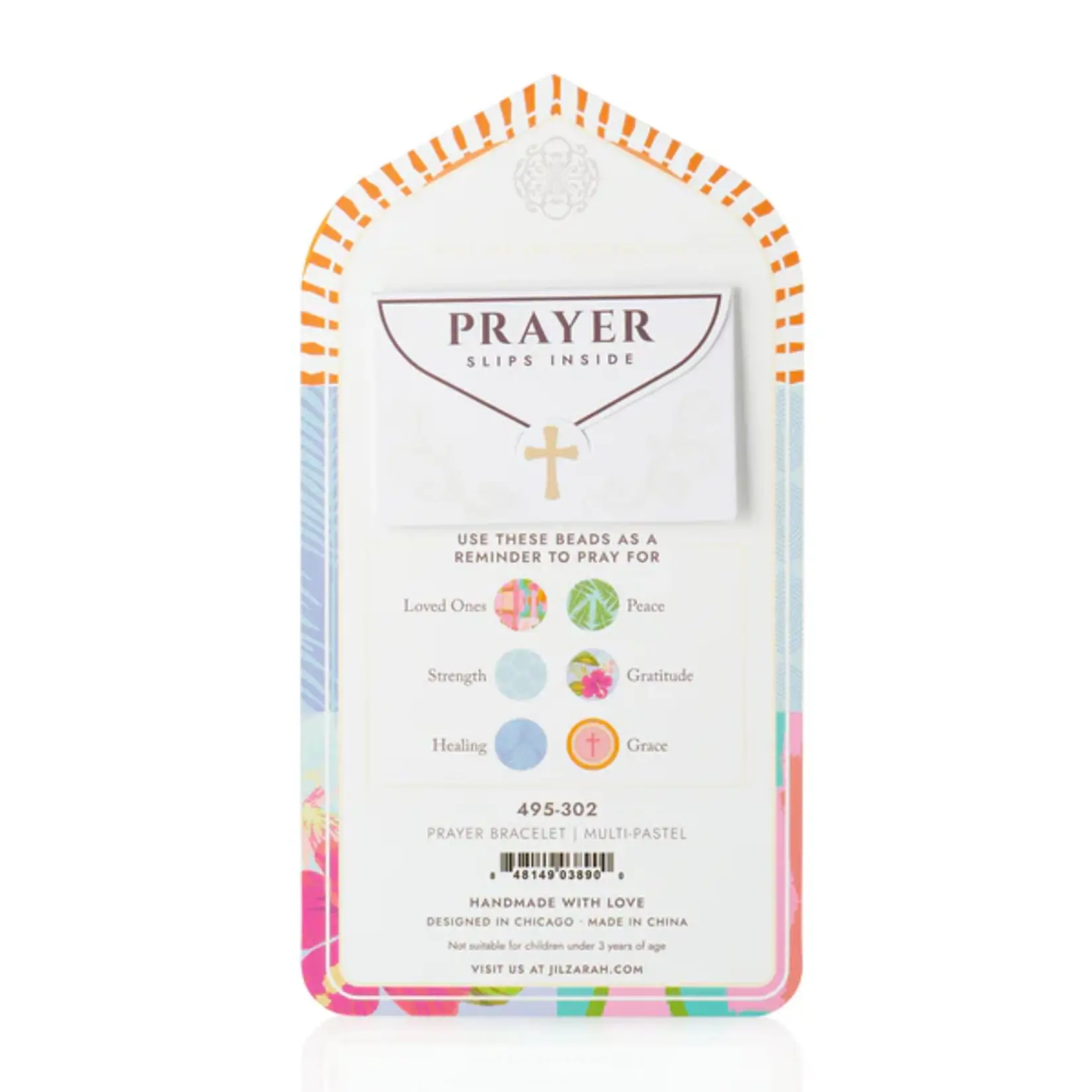 Multi-Pastel Prayer Bracelet