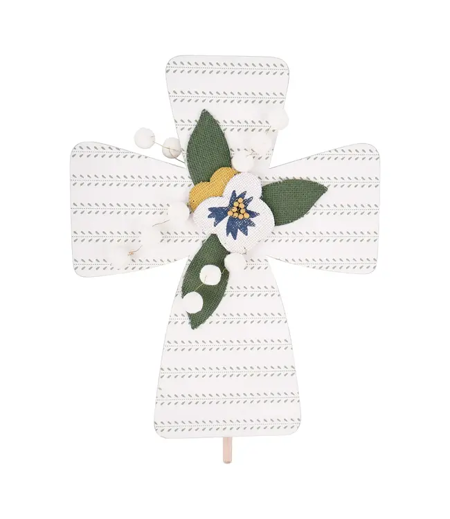 Glory Haus Floral Cross Topper