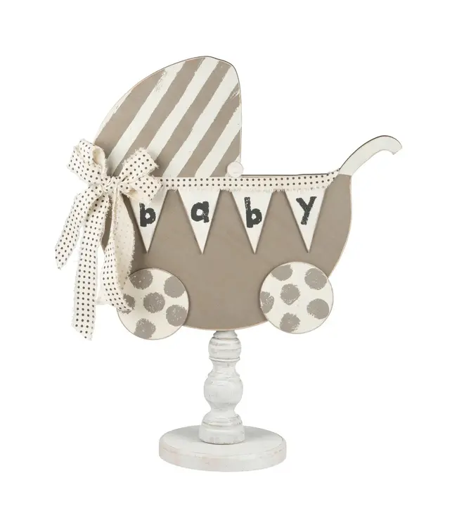 Glory Haus White Washed Wood Base