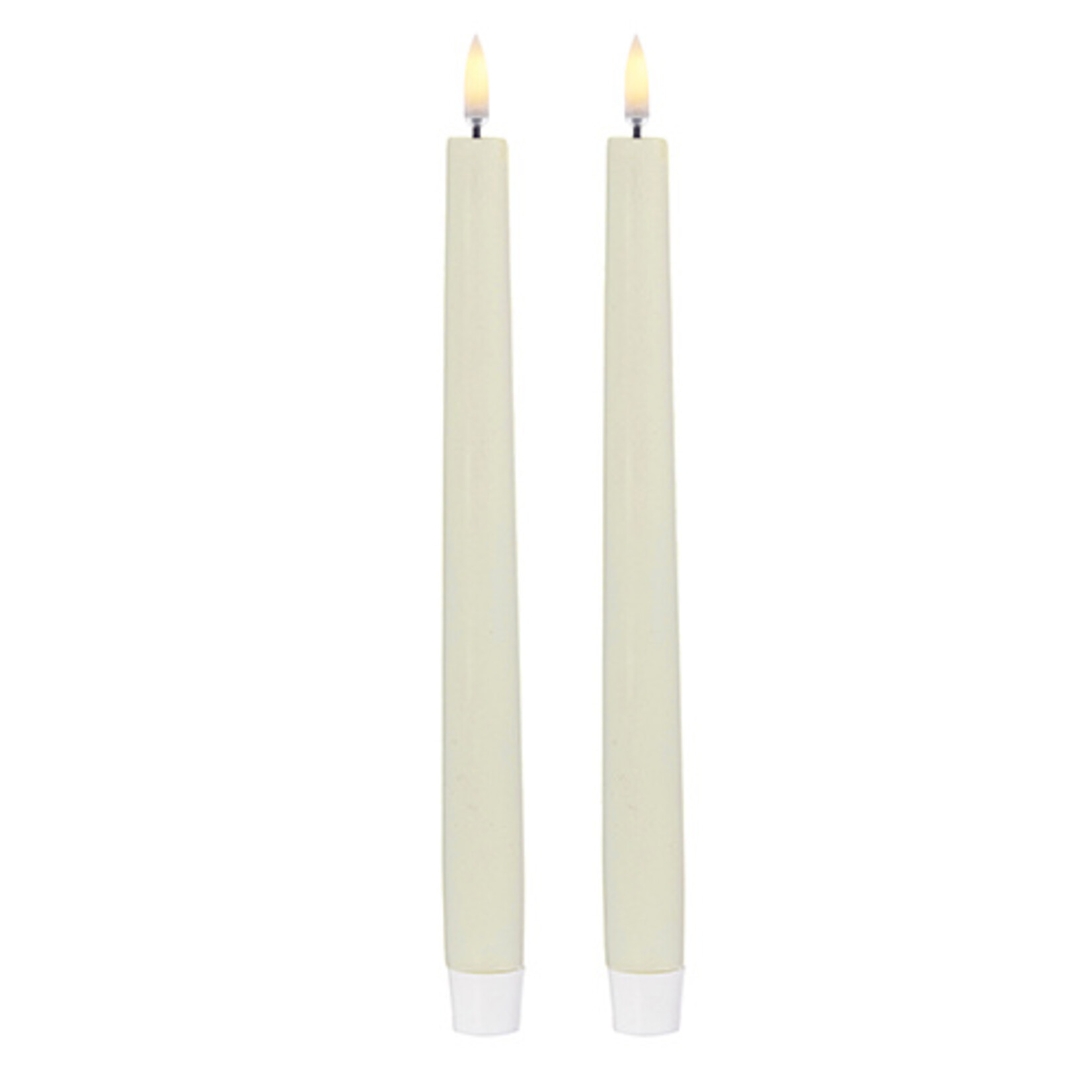 Ivory Taper Candles 11"