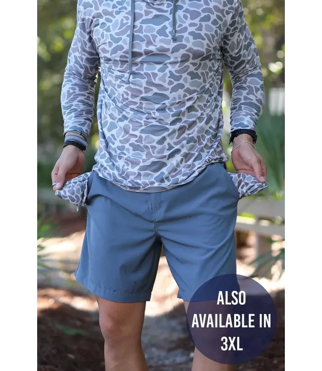 Everyday River Rock Grey Shorts