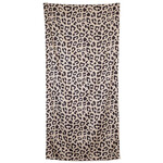 Leopard Black/Shell Beach Towel