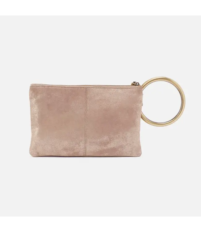 Hobo Sheila Ring Clutch Gilded Beige
