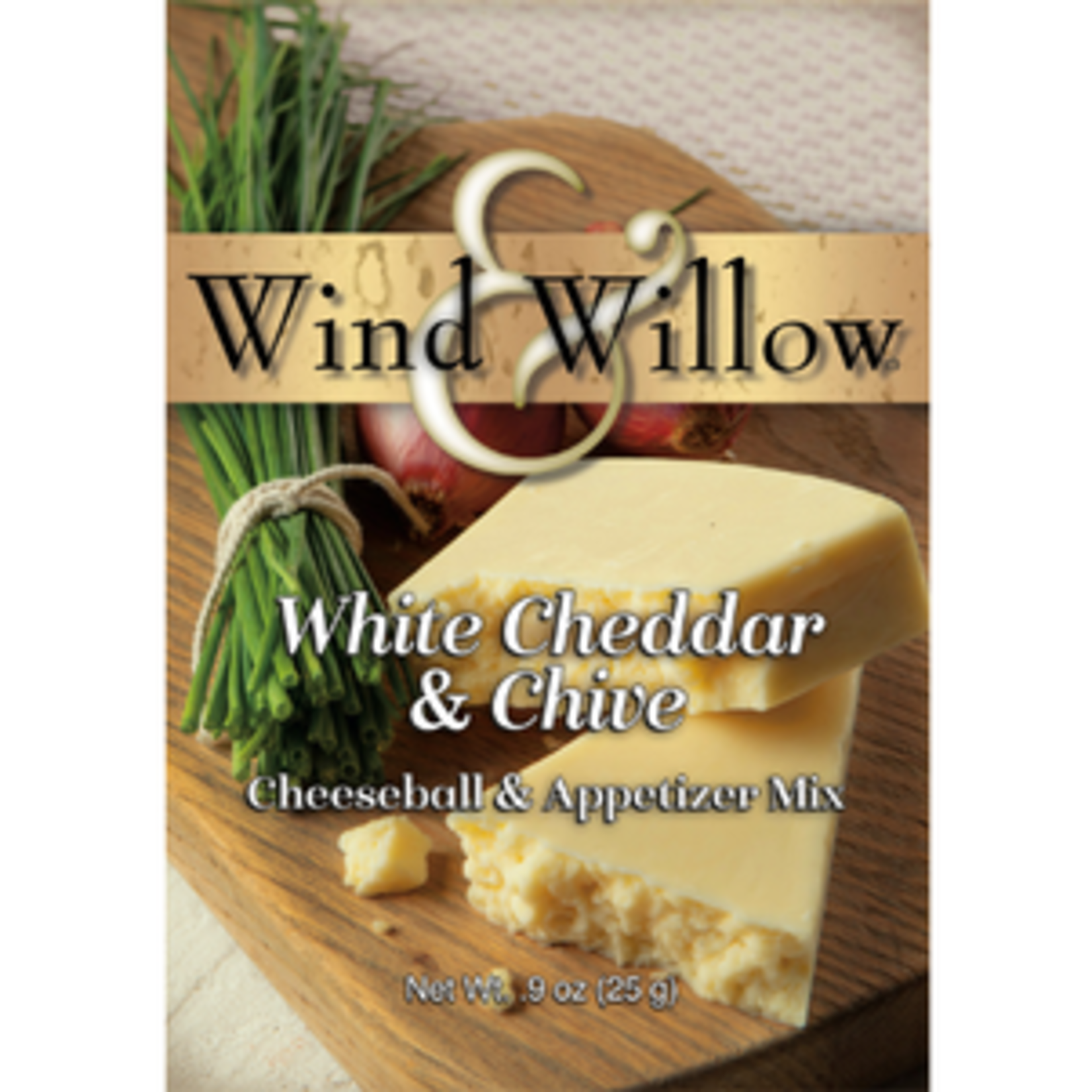 Wind & Willow White Cheddar & Chive Cheeseball & Appetizer Mix