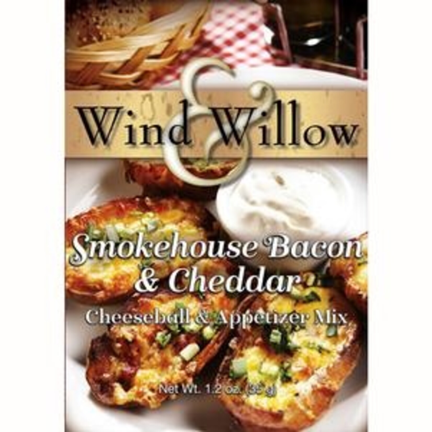 Wind & Willow Smokehouse Bacon & Cheddar Cheeseball & Appetizer Mix