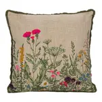 Cotton Slub Flower Pillow