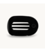 Jet Black Medium Flat Round Clip