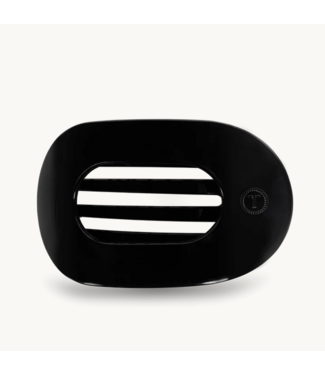 Teleties Jet Black Large Flat Round Clip