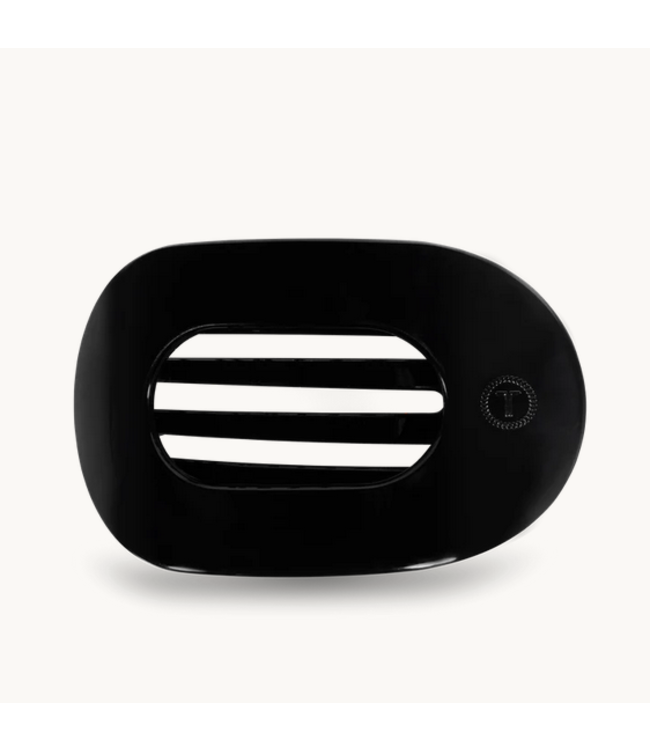 Jet Black Large Flat Round Clip