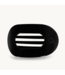 Jet Black Large Flat Round Clip