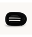 Jet Black Small Flat Round Clip