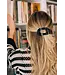Jet Black Small Flat Round Clip