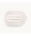 Coconut White Large Flat Round Clip