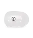 Coconut White Large Flat Round Clip