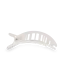 Coconut White Large Flat Round Clip