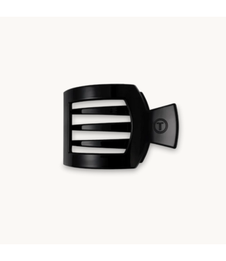 Teleties Jet Black Small Flat Square Clip