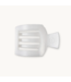 Coconut White Medium Flat Square Clip