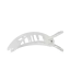 Coconut White Medium Flat Square Clip