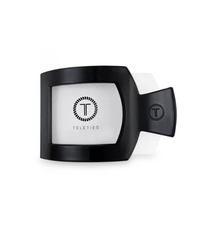 Jet Black Medium Flat Square Clip