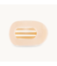 Almond Beige Medium Flat Round Clip