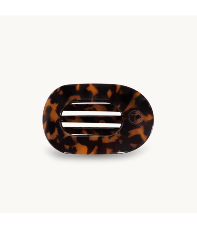 Tortoise Small Flat Round Clip