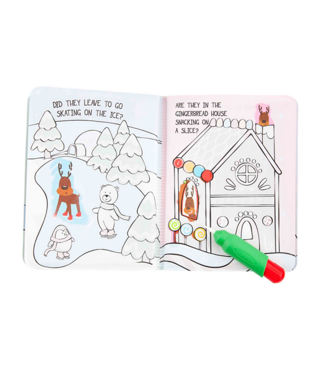 Santa's Reindeer Color Book