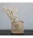 Hand-Woven Seagrass Wall Basket
