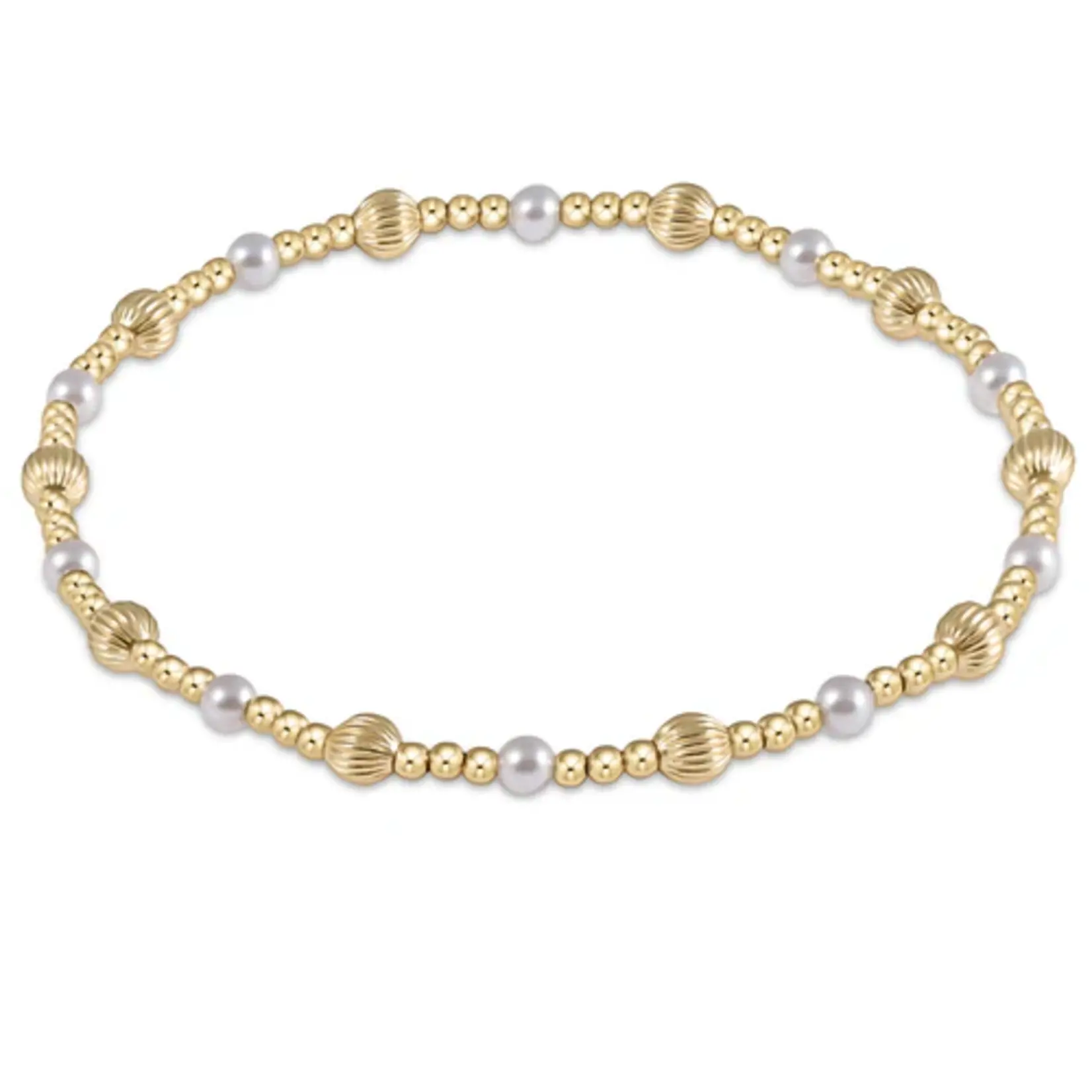 enewton design Enewton Dignity Sincerity Pattern 4mm Bead Bracelet Pearl