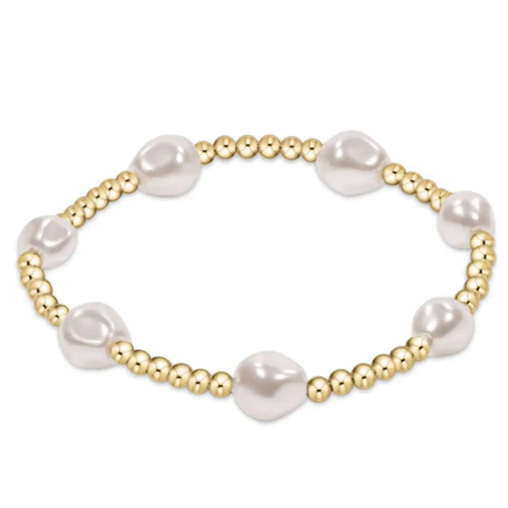 enewton design Enewton Extends Admire Gold 3mm Bead Bracelet Pearl