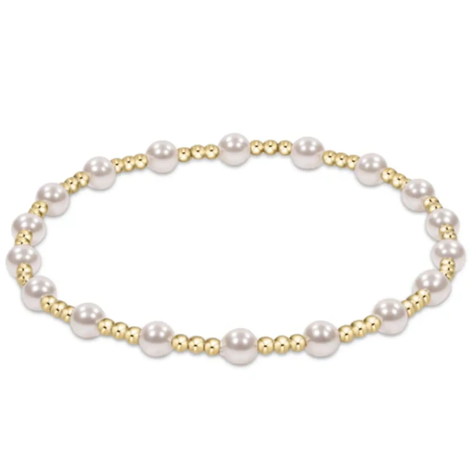 enewton design Enewton Classic Sincerity Pattern 4mm Bead Bracelet Pearl