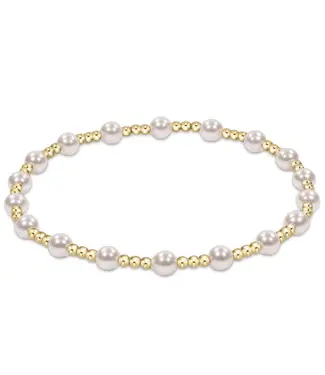 enewton design Enewton Classic Sincerity Pattern 4mm Bead Bracelet Pearl