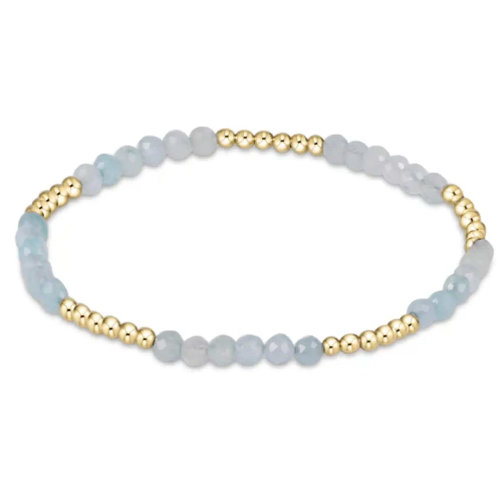 enewton design Enewton Blissful Pattern 2.5mm Bead Bracelet Aquamarine