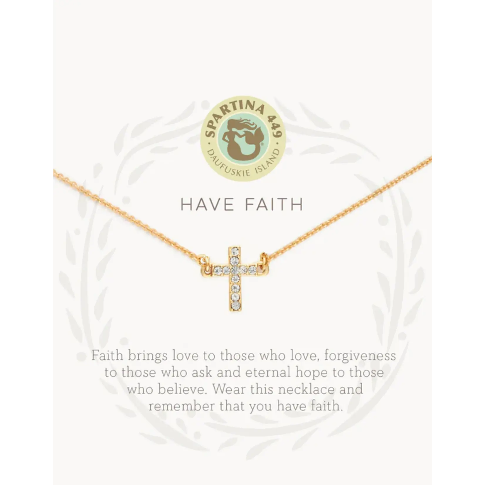 Spartina Sea La Vie Have Faith Necklace