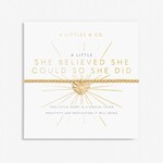 A Littles & Co A Little 'She Believed She Could So She Did' Bracelet