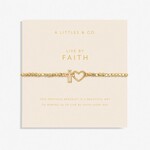 A Littles & Co Forever Yours 'Live By Faith' Bracelet