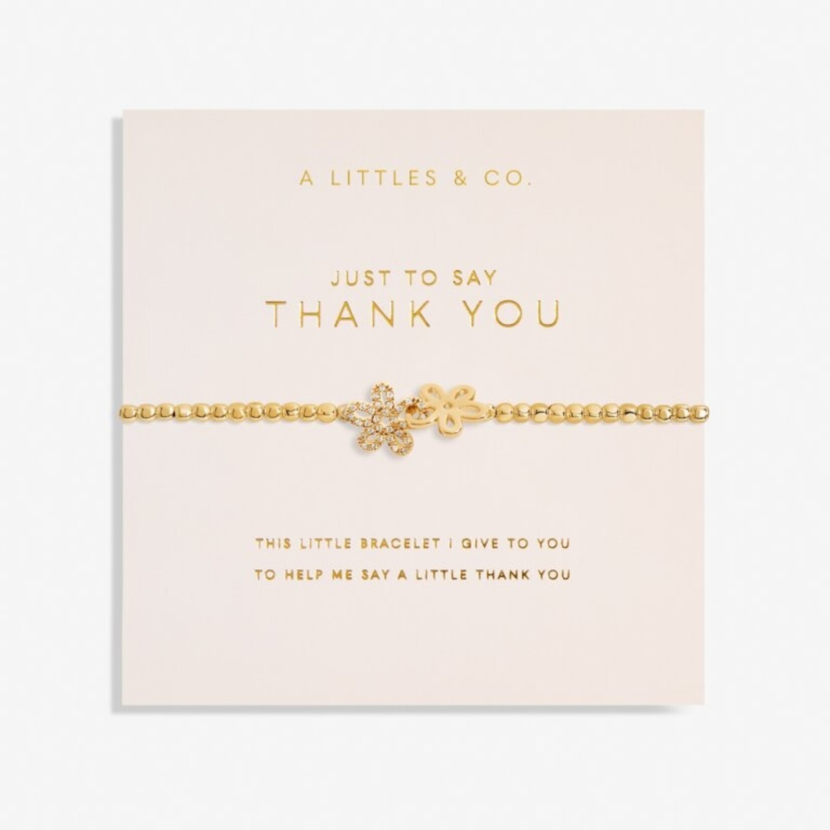 A Littles & Co Forever Yours 'Just To Say Thank You' Bracelet