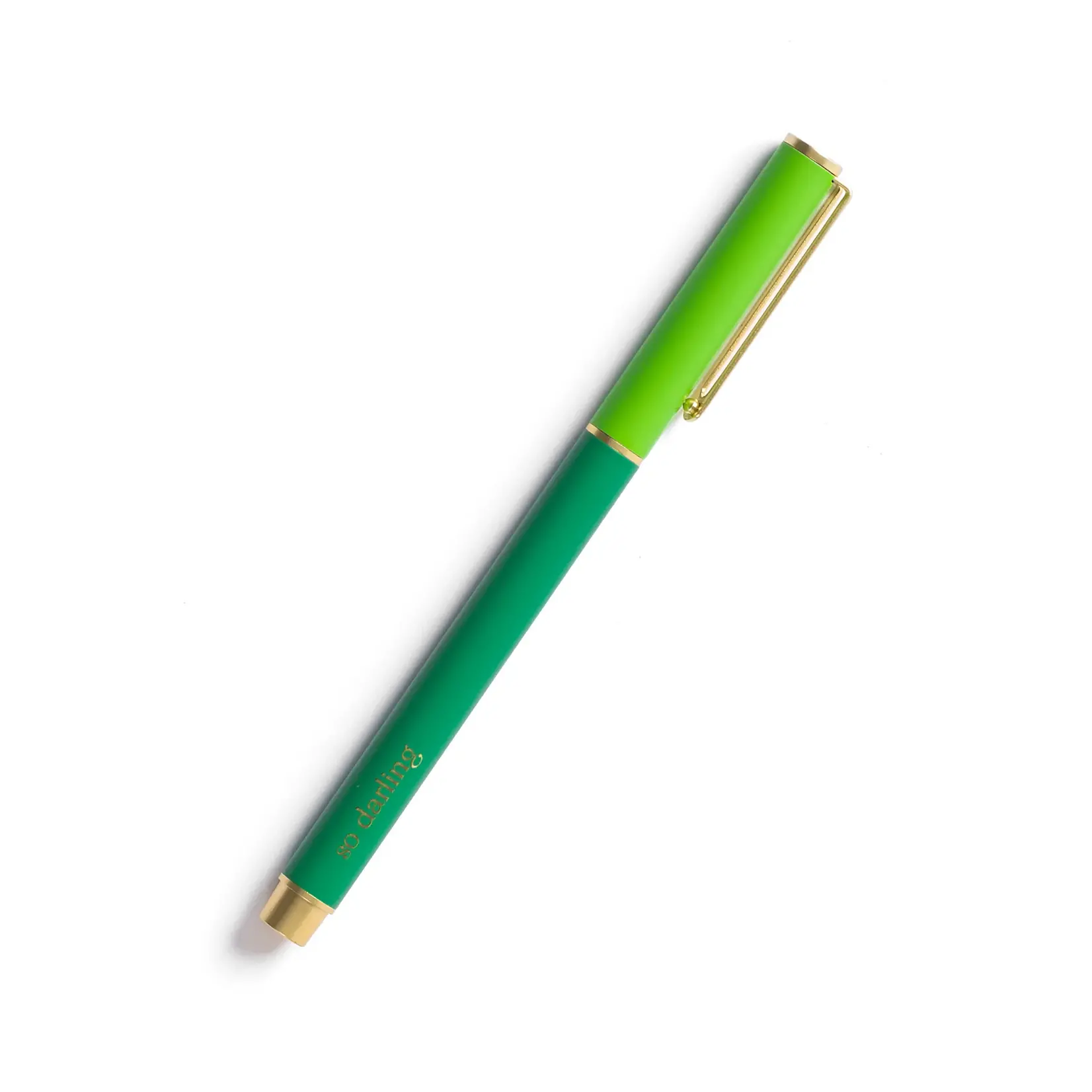 Colorblock Green Pen