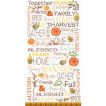 Fall Words Guest Towels