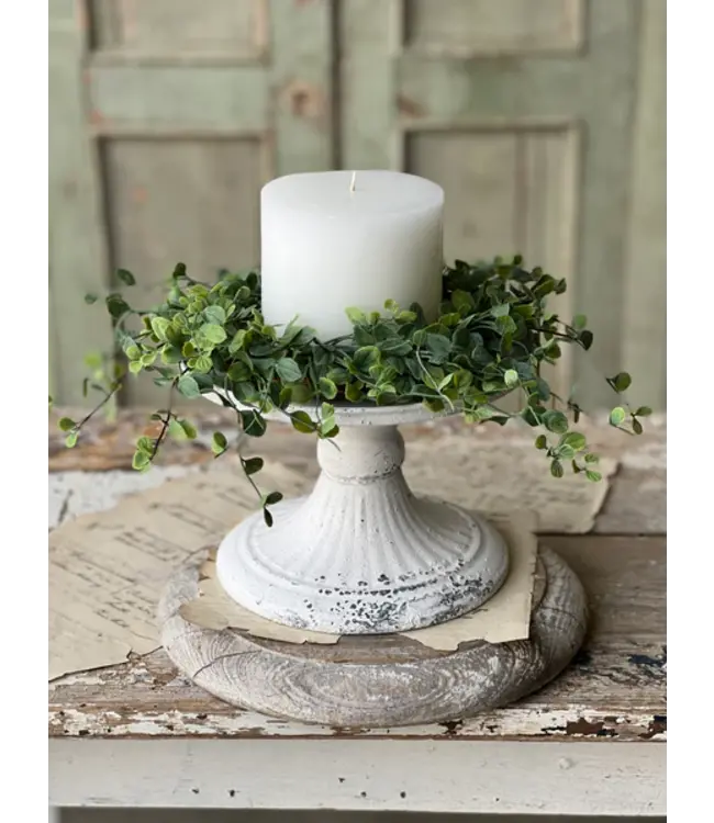 Large Atessa Cream Pedestal