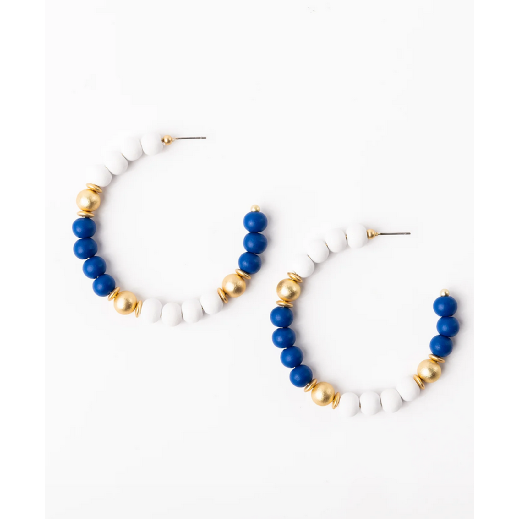 Michelle McDowell Janette Blue/White Earrings