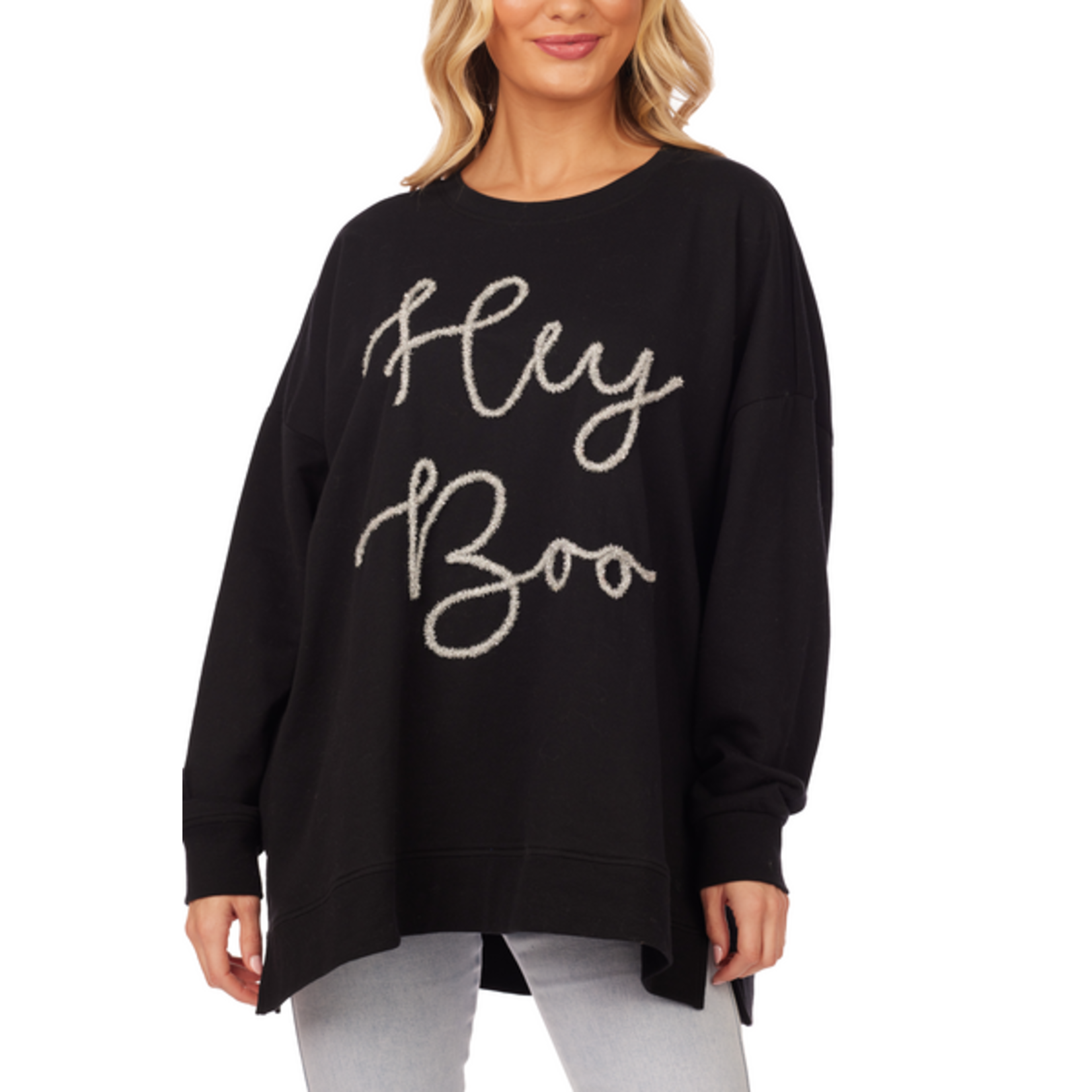 Hey Boo Sparkle Sweatshirt