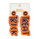 Trick Or Treat Beaded Earrings