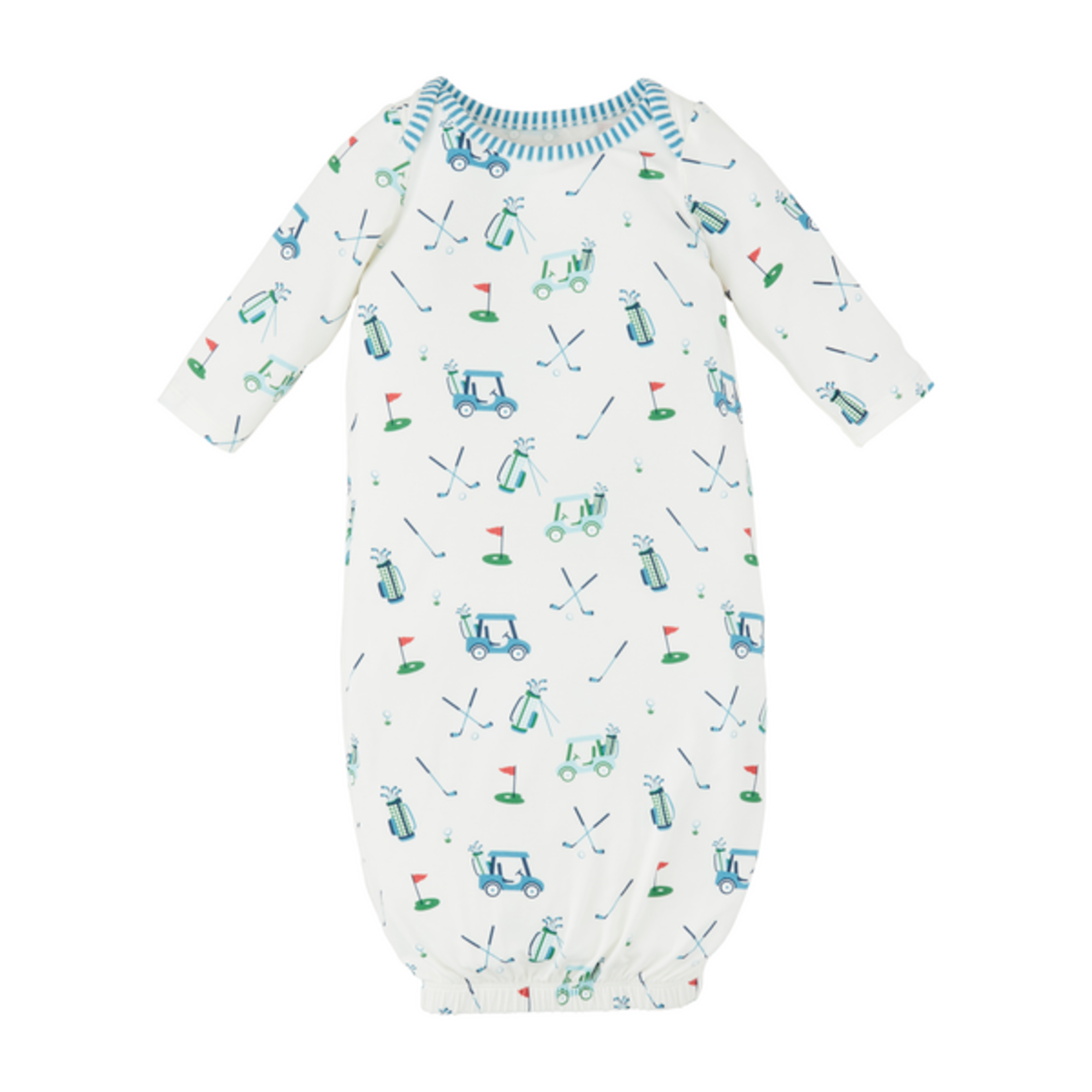 Blue Golf Gown 0-3M